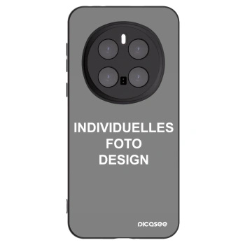 Picasee Honor Magic7 Pro 5G Hülle - Schwarzes Silikon - Individuelles Fotodesign