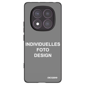 Picasee Xiaomi Redmi Note 14 Pro 4G Hülle - Schwarzes Silikon - Individuelles Fotodesign
