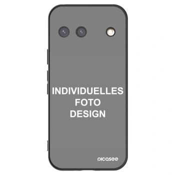 Picasee Google Pixel 9 Hülle - Schwarzes Silikon - Individuelles Fotodesign