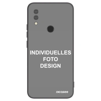 Picasee Xiaomi Redmi 7 Hülle - Schwarzes Silikon - Individuelles Fotodesign