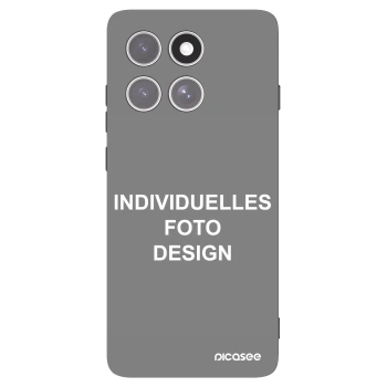 Picasee Motorola Edge 60 Pro Hülle - Schwarzes Silikon - Individuelles Fotodesign