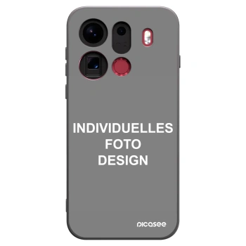 Picasee OPPO Find X9 Pro Hülle - Schwarzes Silikon - Individuelles Fotodesign