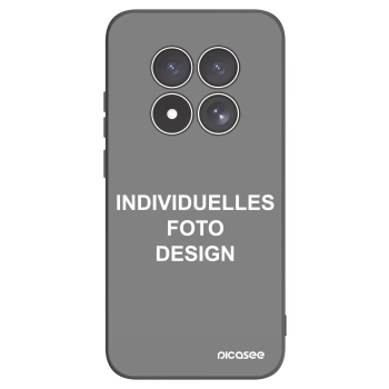 Picasee Xiaomi Redmi Note 15 Pro 5G Hülle - Schwarzes Silikon - Individuelles Fotodesign