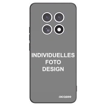 Picasee Xiaomi Redmi Note 15 5G Hülle - Schwarzes Silikon - Individuelles Fotodesign