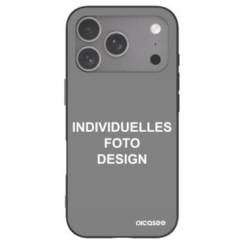 Picasee Apple iPhone 18 Pro Hülle - Schwarzes Silikon - Individuelles Fotodesign