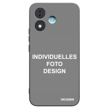 Picasee Xiaomi Redmi Note 17 5G Hülle - Schwarzes Silikon - Individuelles Fotodesign