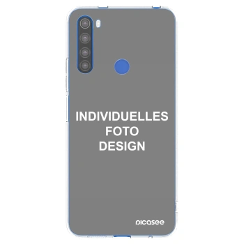 Picasee Xiaomi Redmi Note 8T Hülle - Transparentes Silikon - Individuelles Fotodesign
