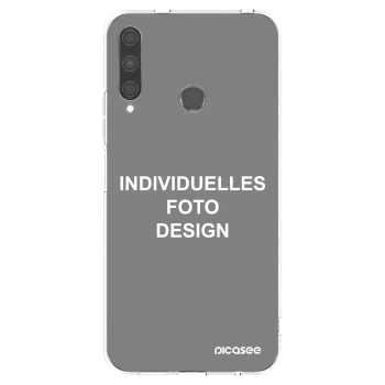 Picasee Huawei P40 Lite E Hülle - Transparentes Silikon - Individuelles Fotodesign