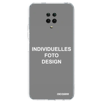 Picasee Xiaomi Redmi Note 9 Pro Hülle - Transparentes Silikon - Individuelles Fotodesign