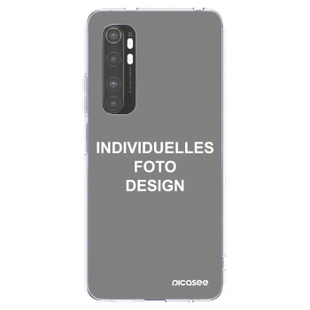 Picasee Xiaomi Mi Note 10 Lite Hülle - Transparentes Silikon - Individuelles Fotodesign
