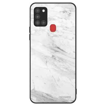 Hülle für Samsung Galaxy A21s - White marble