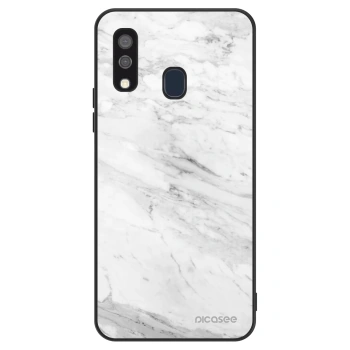 Hülle für Samsung Galaxy A40 A405F - White marble