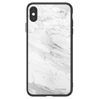 Picasee ULTIMATE CASE für Apple iPhone XS Max - White marble