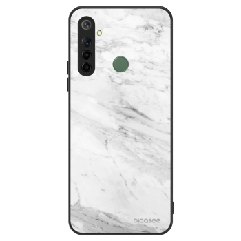 Hülle für Realme 6i - White marble