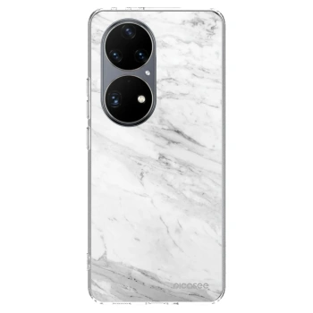 Hülle für Huawei P50 - White marble