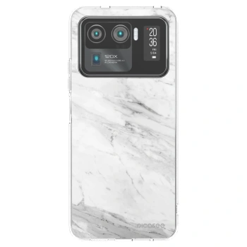 Picasee Xiaomi Mi 11 Ultra Hülle - Transparentes Silikon - White marble