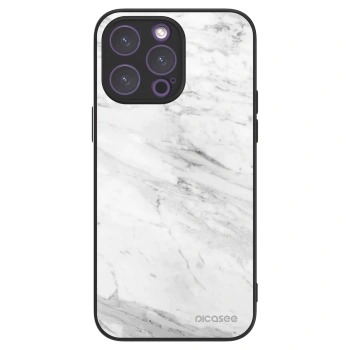 Picasee ULTIMATE CASE MagSafe für Apple iPhone 14 Pro Max - White marble