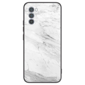 Hülle für Motorola Moto G62 - White marble