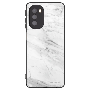 Hülle für Motorola Moto G51 - White marble
