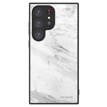 Hülle für Samsung Galaxy S24 Ultra S928B 5G - White marble