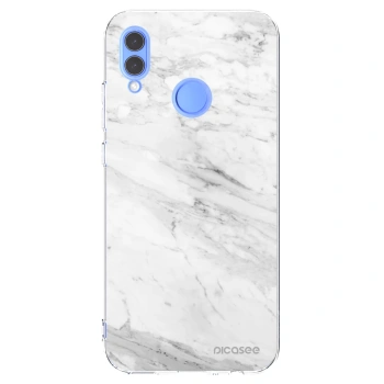 Picasee Huawei P Smart 2019 Hülle - Transparentes Silikon - White marble