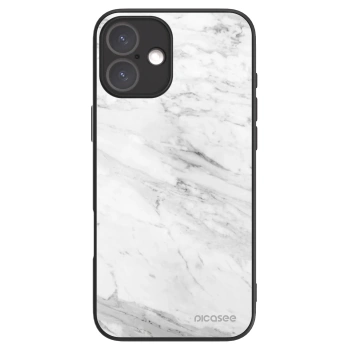 Picasee ULTIMATE CASE MagSafe für Apple iPhone 16 Plus - White marble