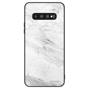 Hülle für Samsung Galaxy S10 Plus G975 - White marble