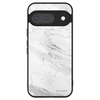 Hülle für Google Pixel 9 - White marble