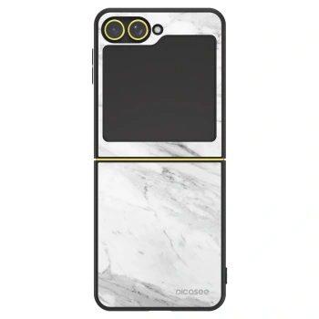 Hülle für Samsung Galaxy Z Flip5 5G - White marble