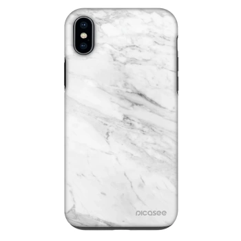 Hülle für Apple iPhone XS Max - White marble