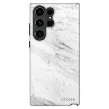 Hülle für Samsung Galaxy S22 Ultra 5G - White marble