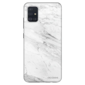 Hülle für Samsung Galaxy A51 A515F - White marble