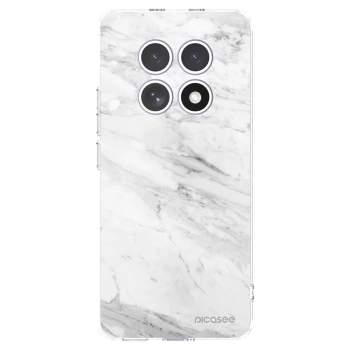 Picasee Xiaomi Redmi Note 15 Hülle - Transparentes Silikon - White marble
