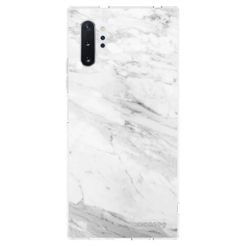 Hülle für Samsung Galaxy Note 10+ N975F - White marble