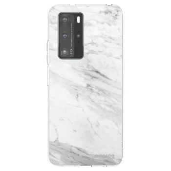 Hülle für Huawei P40 Pro - White marble