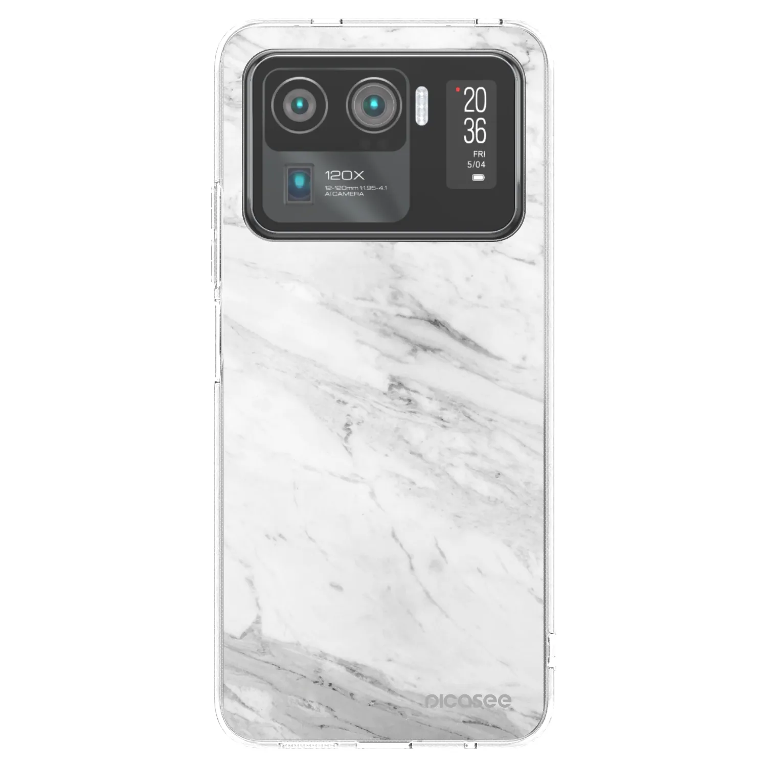Picasee Xiaomi Mi 11 Ultra Hülle - Transparentes Silikon - White marble