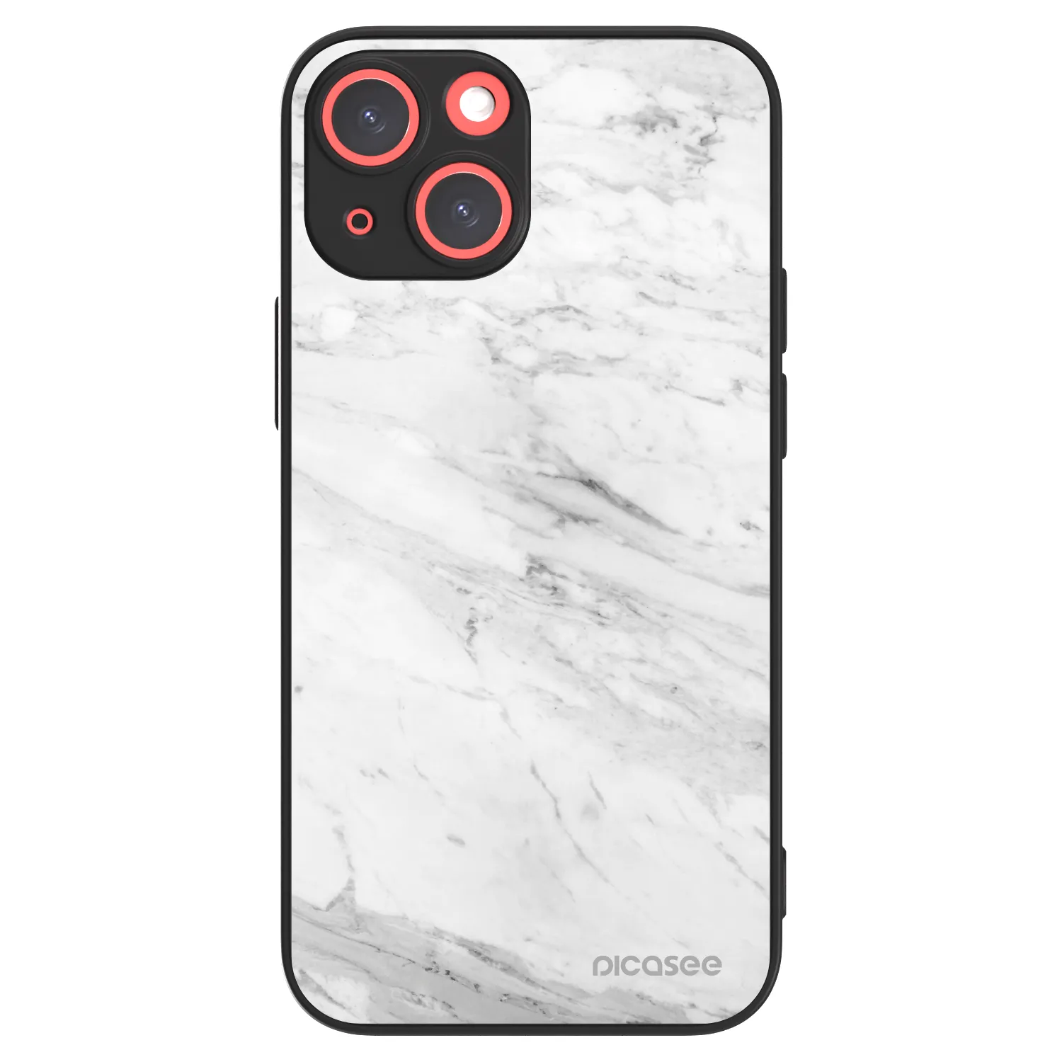 Picasee ULTIMATE CASE MagSafe für Apple iPhone 13 mini - White marble
