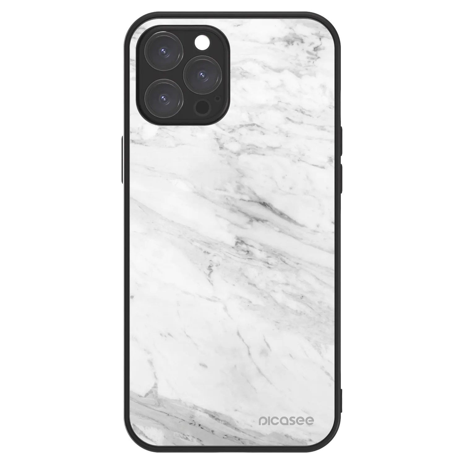 Picasee ULTIMATE CASE MagSafe für Apple iPhone 12 Pro Max - White marble