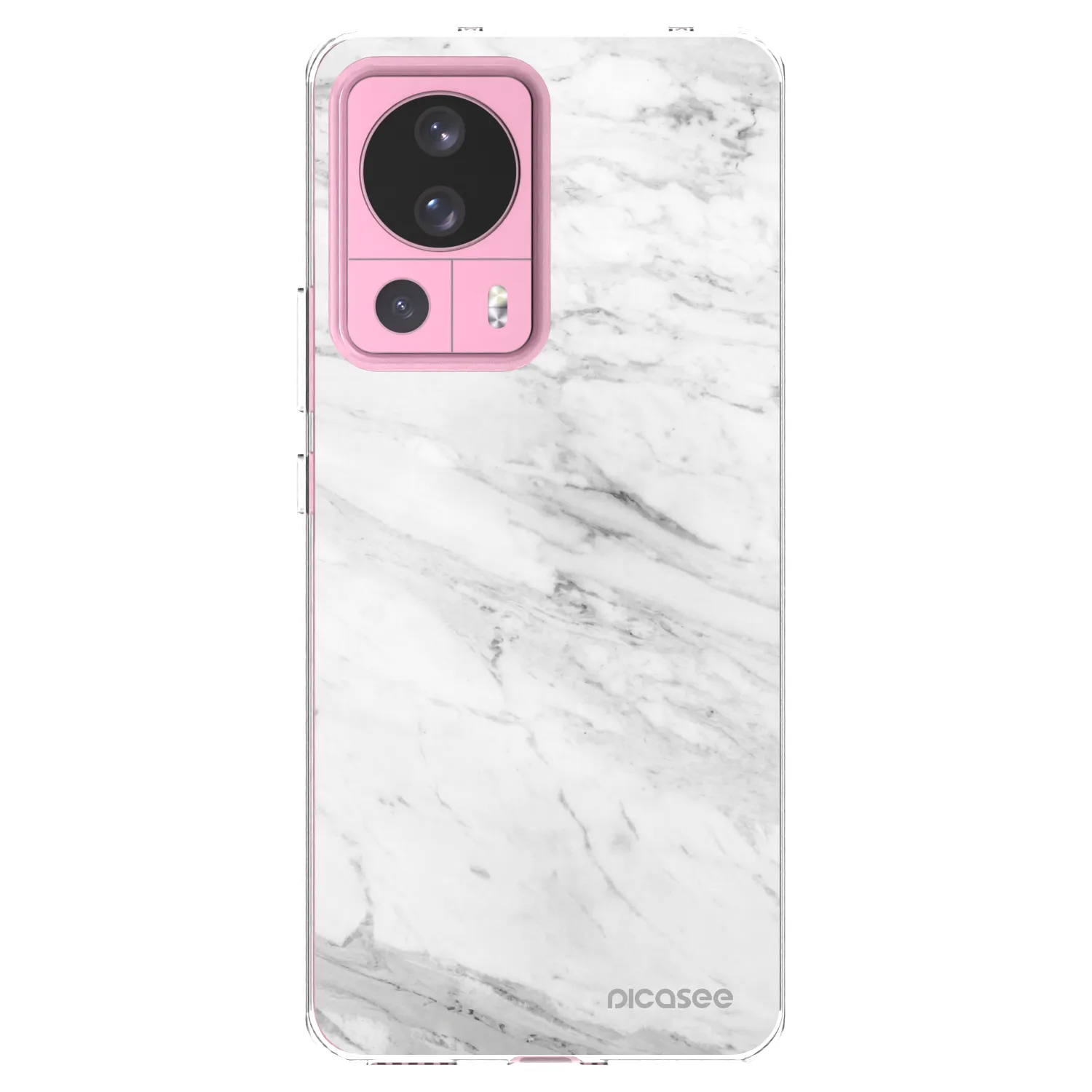 Picasee Xiaomi 13 Lite Hülle - Transparentes Silikon - White marble