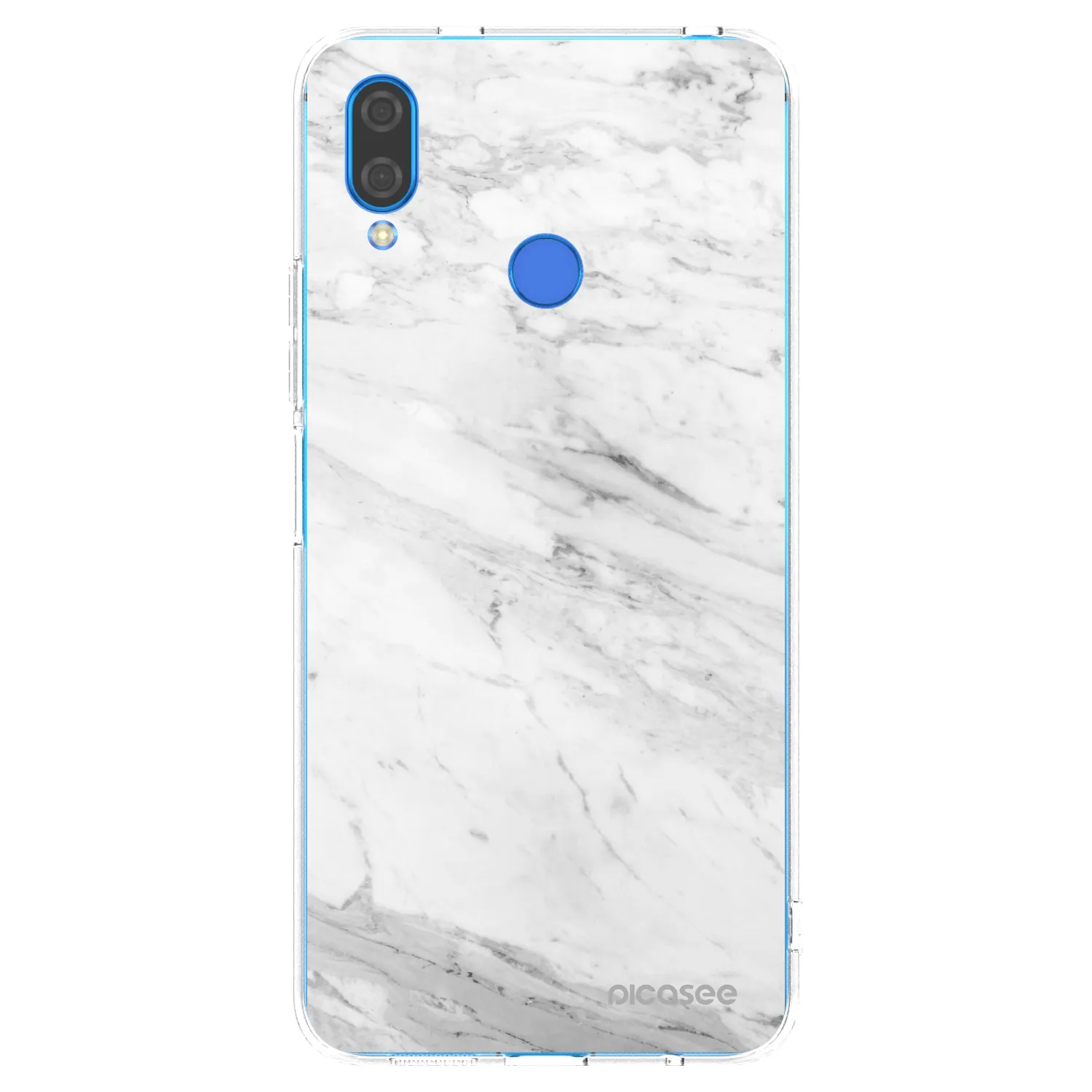Picasee Huawei Nova 3i Hülle - Transparentes Silikon - White marble