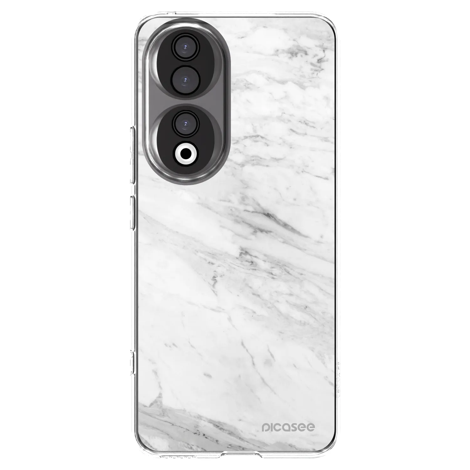 Picasee Honor 90 5G Hülle - Transparentes Silikon - White marble