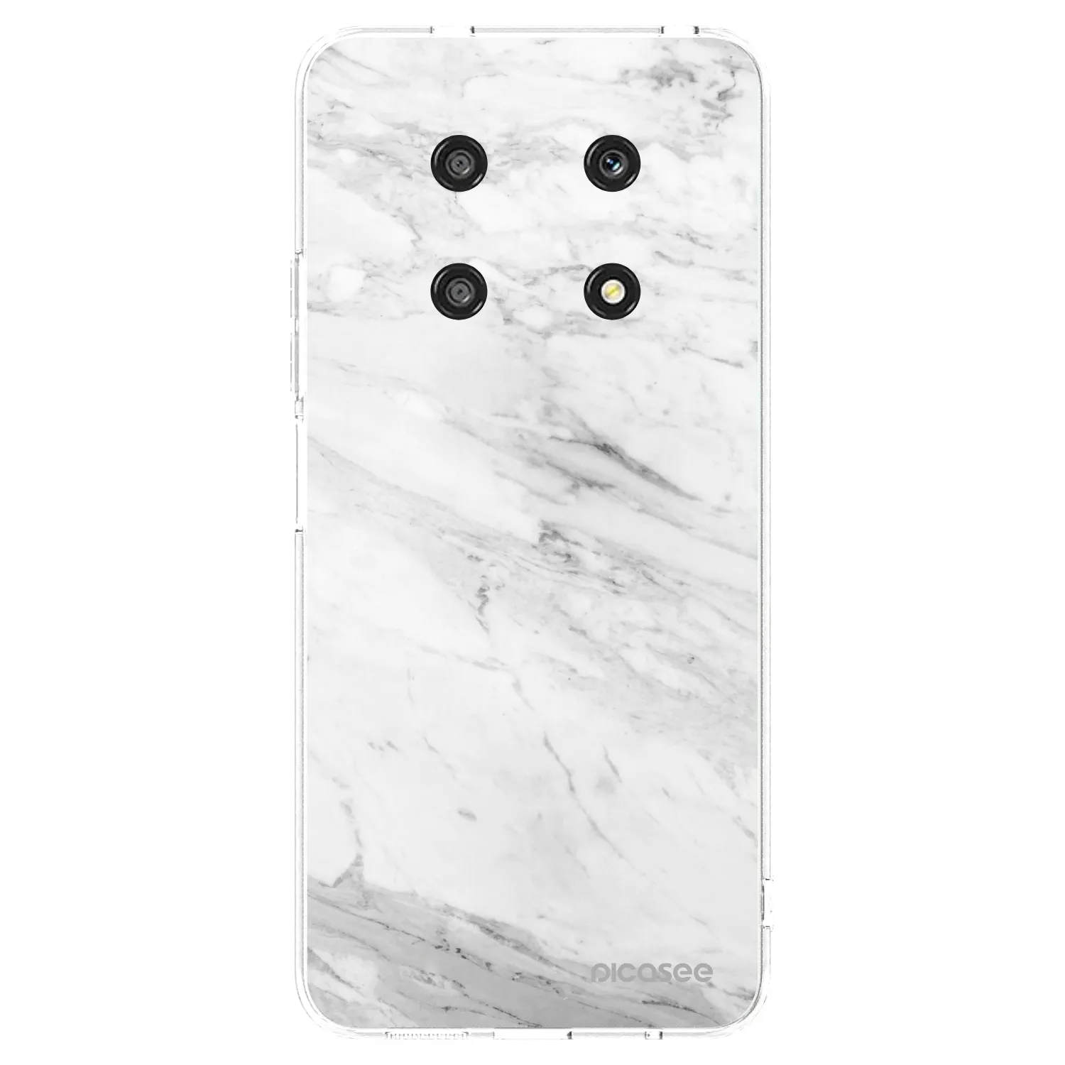 Picasee Honor Magic4 Lite 5G Hülle - Transparentes Silikon - White marble