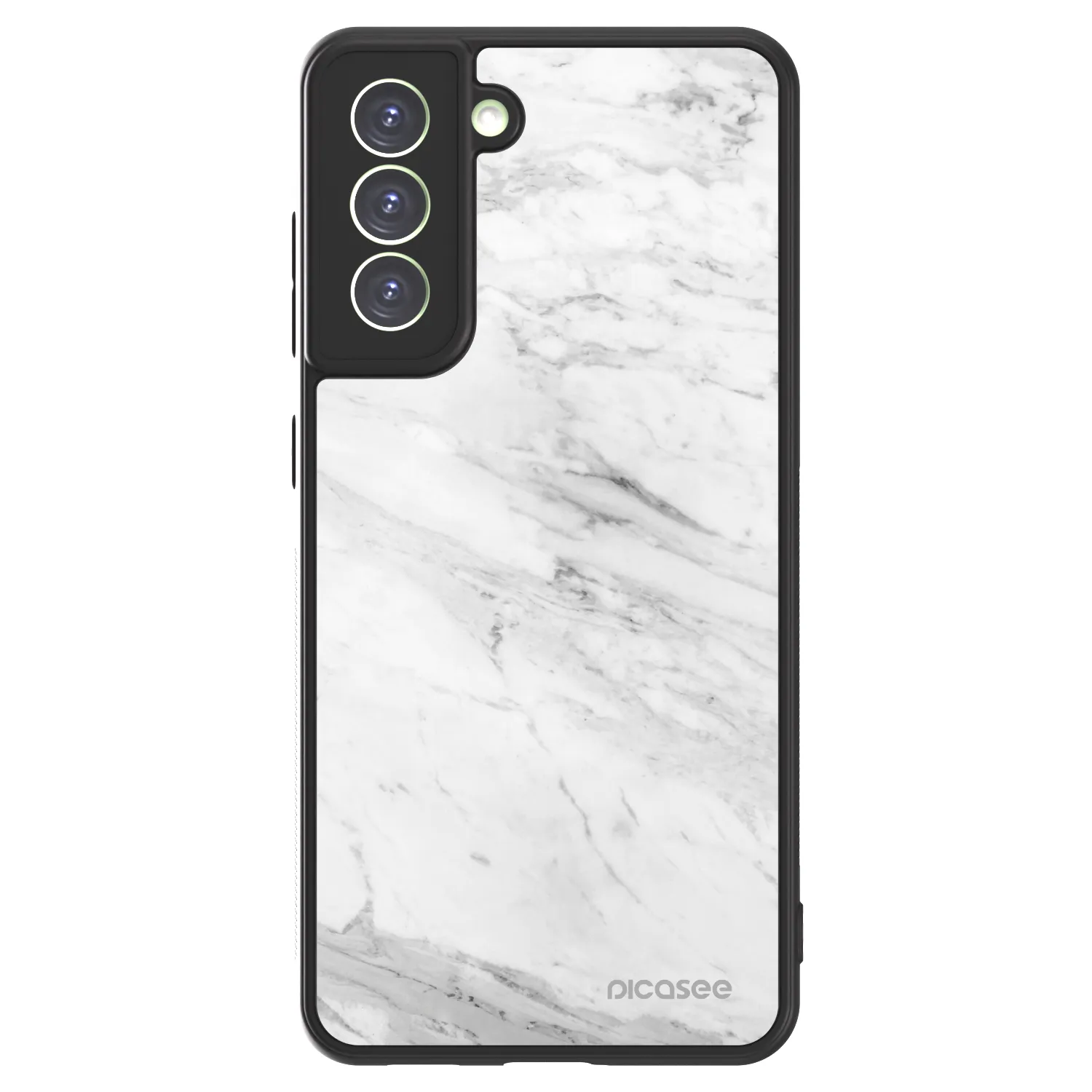 Picasee ULTIMATE CASE PowerShare für Samsung Galaxy S21 FE 5G - White marble