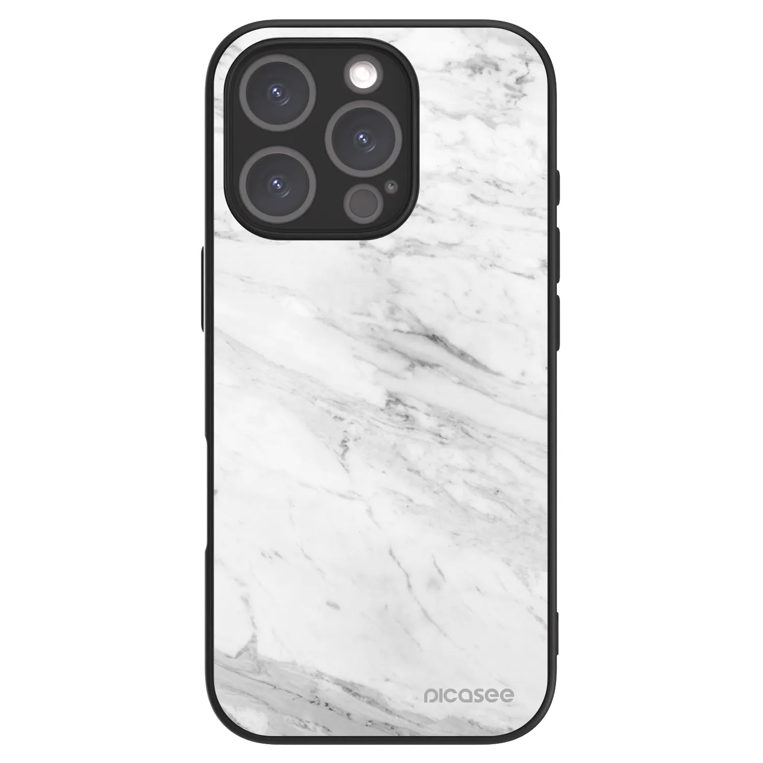 Picasee ULTIMATE CASE MagSafe für Apple iPhone 16 Pro - White marble