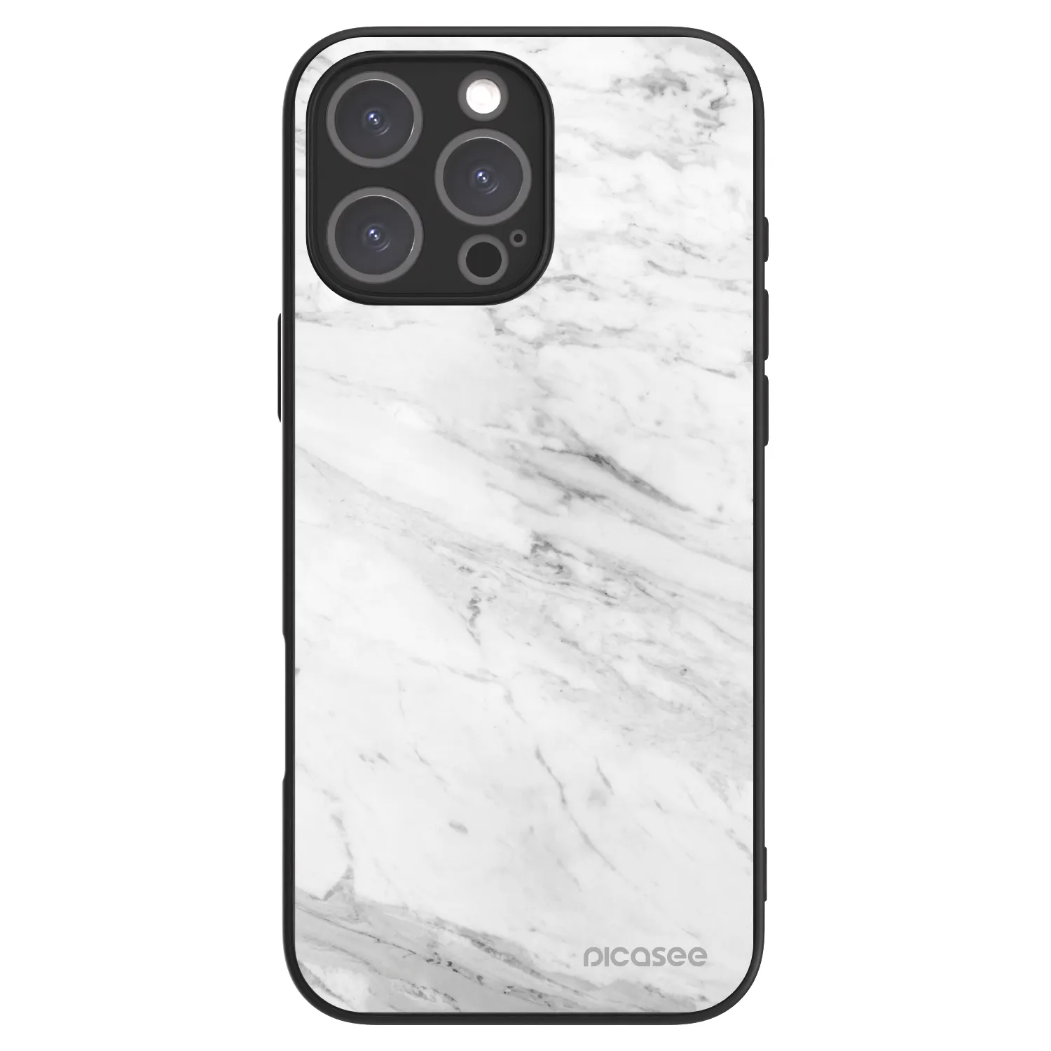Picasee ULTIMATE CASE MagSafe für Apple iPhone 16 Pro Max - White marble