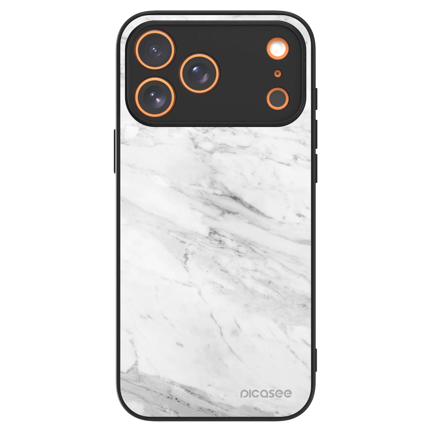 Picasee ULTIMATE CASE MagSafe für Apple iPhone 17 Pro Max - White marble