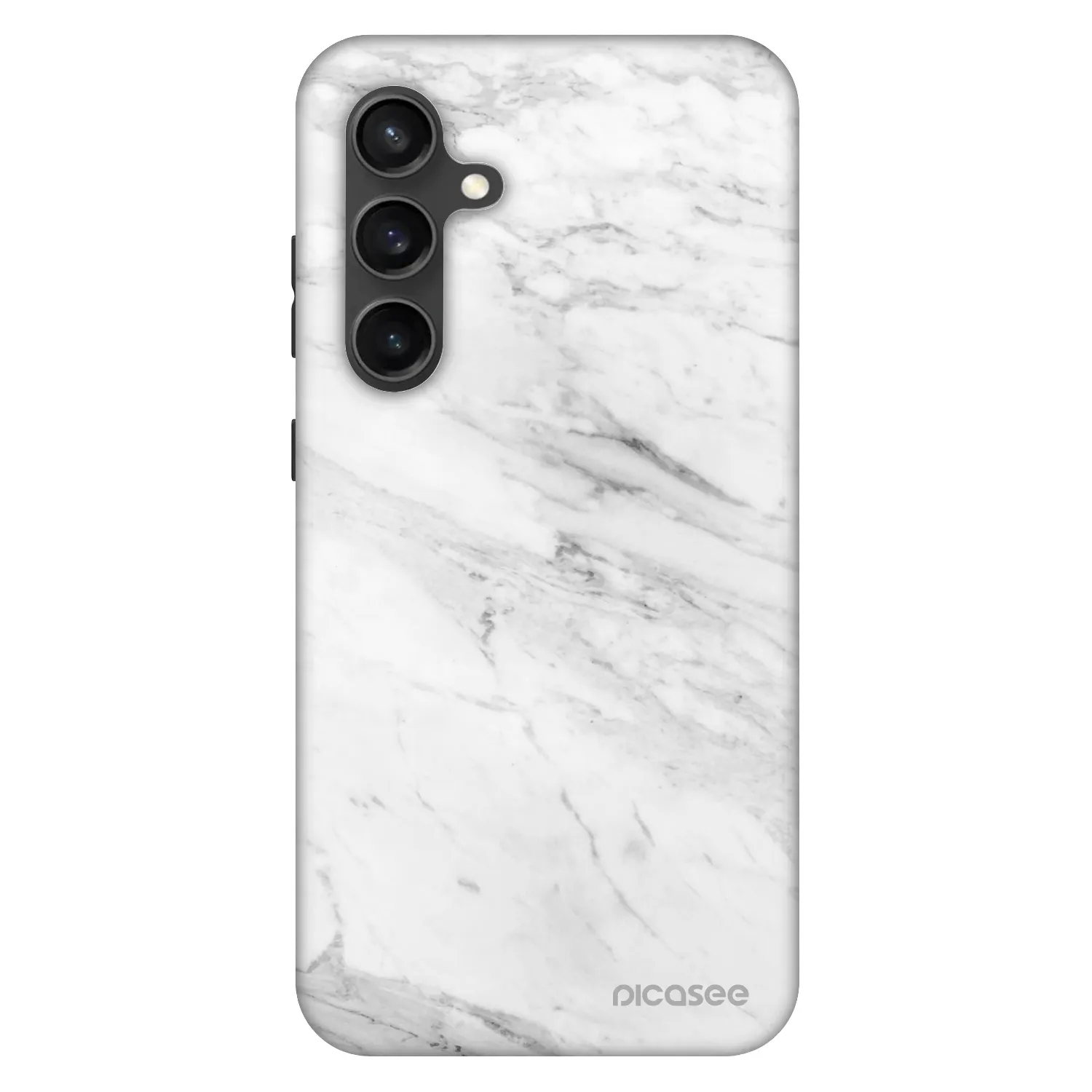 Picasee Fashion Case für Samsung Galaxy S24 FE S721B - White marble