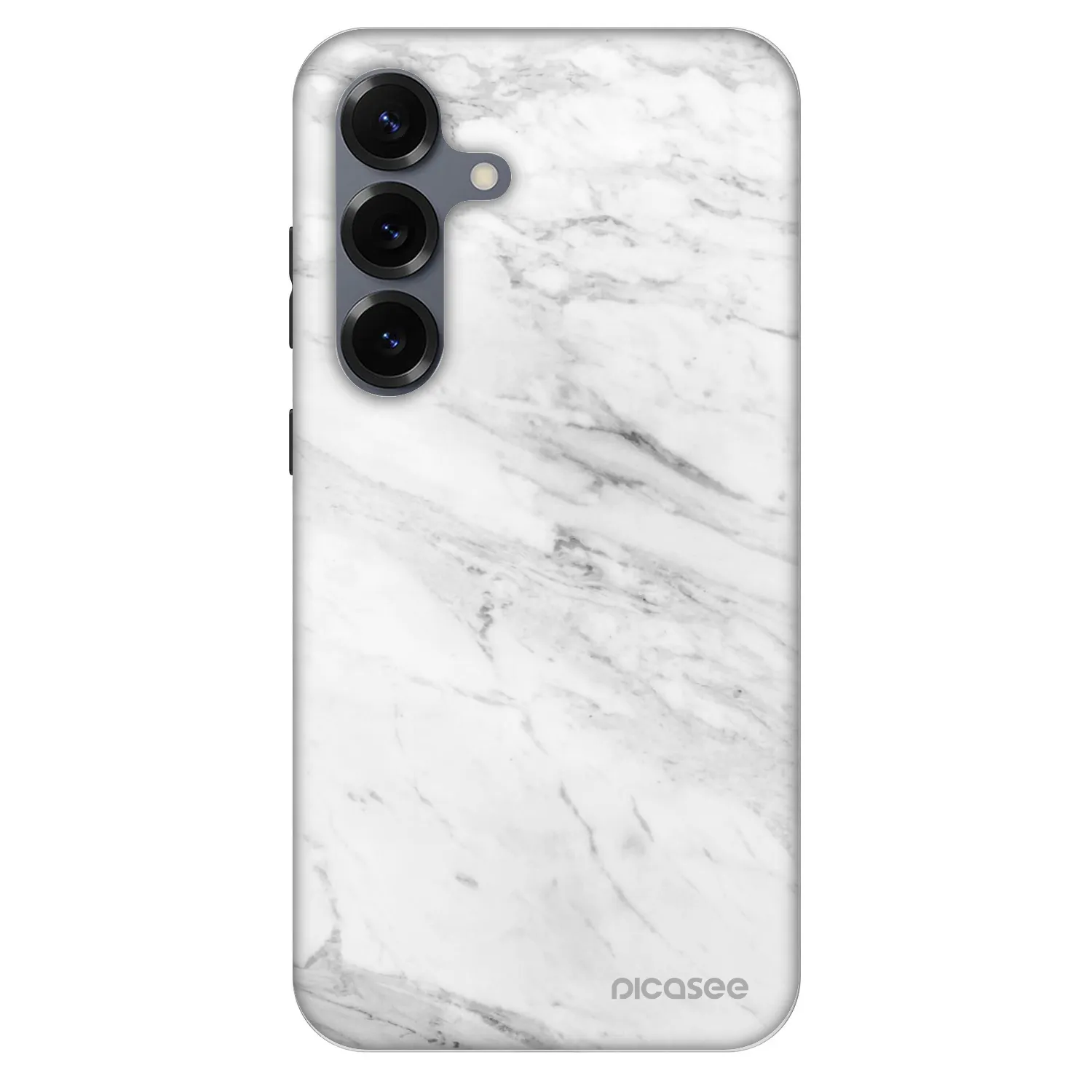 Picasee Fashion Case PowerShare pro Samsung Galaxy S25 5G - White marble
