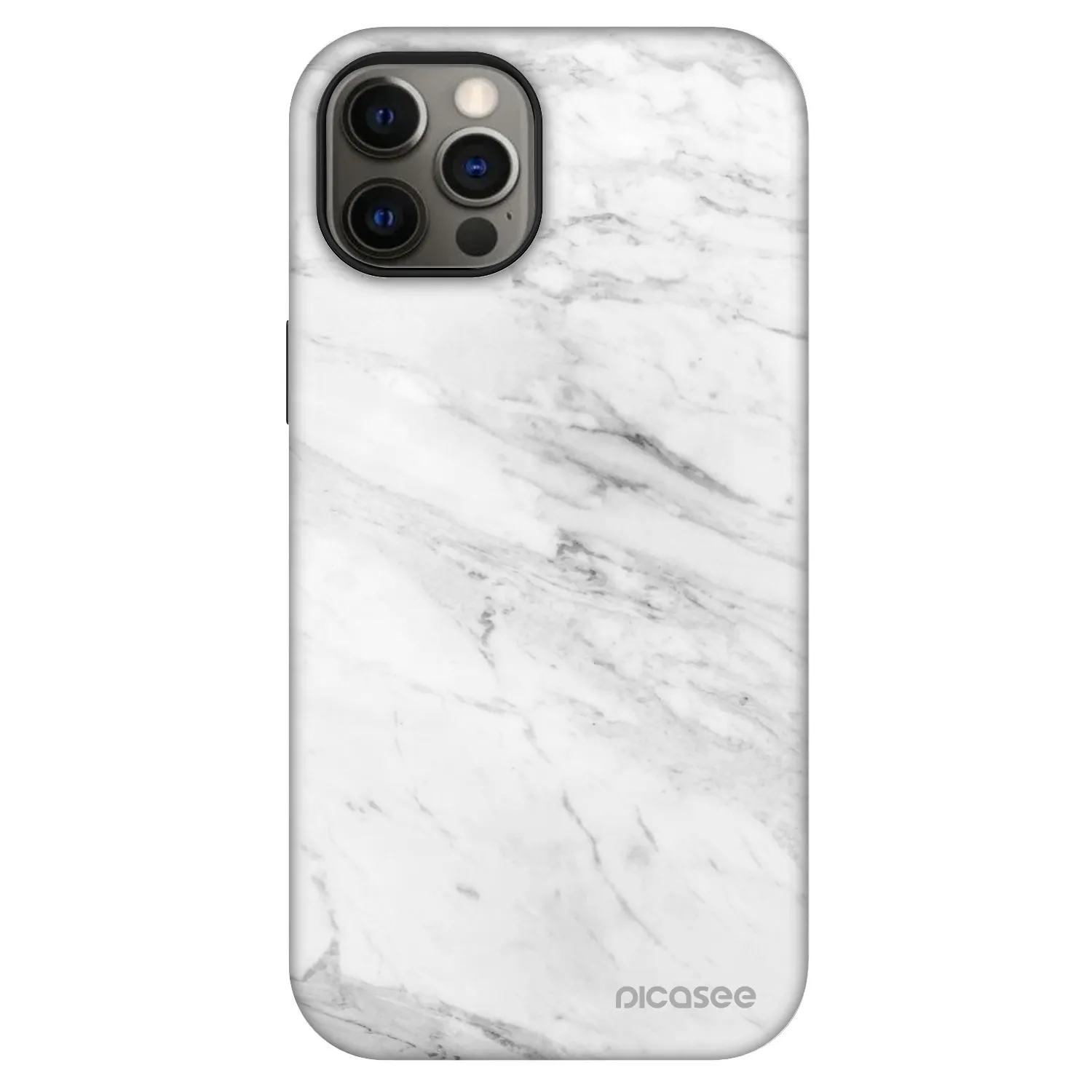 Picasee Fashion Case MagSafe für Apple iPhone 12 Pro - White marble