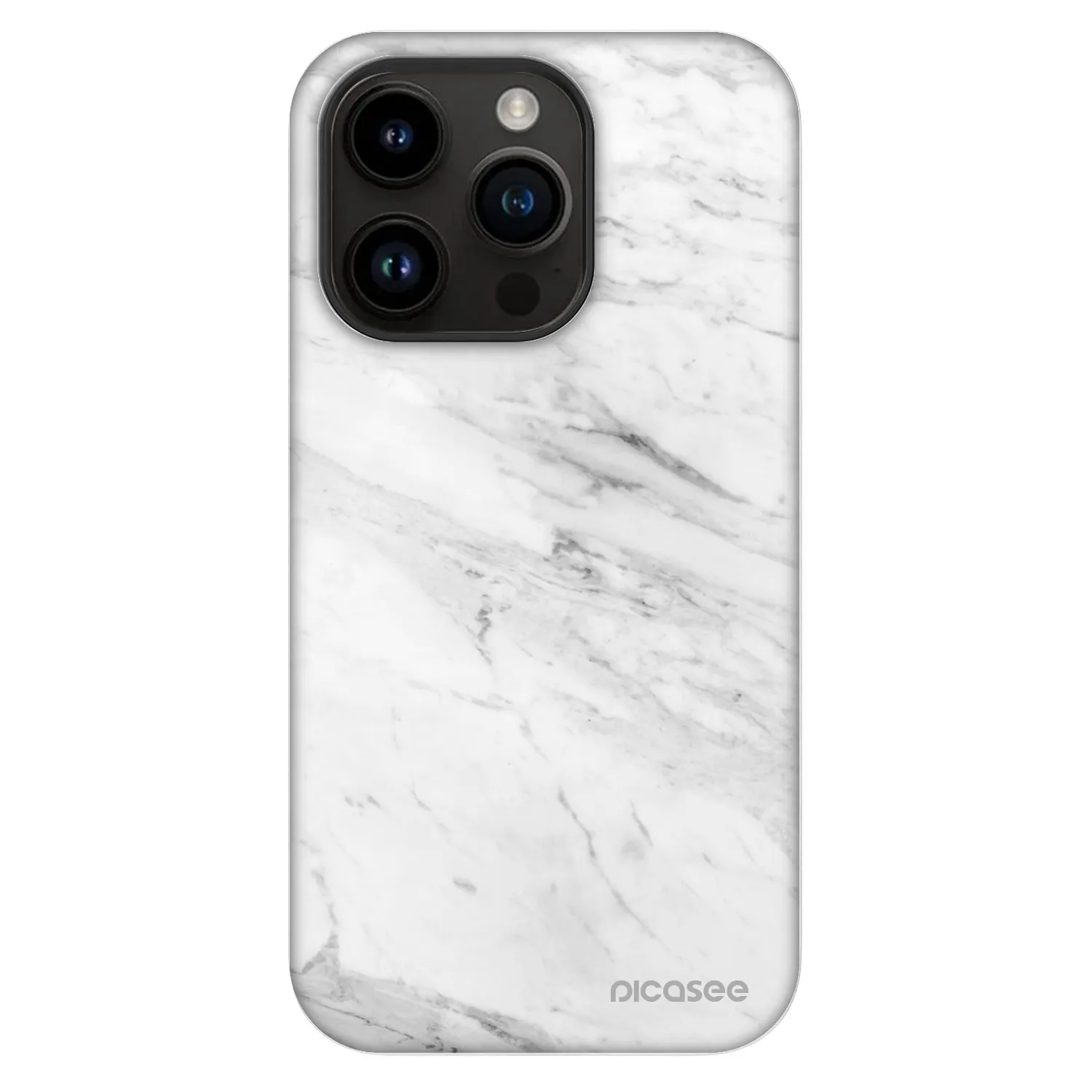 Picasee Fashion Case MagSafe für Apple iPhone 14 Pro - White marble
